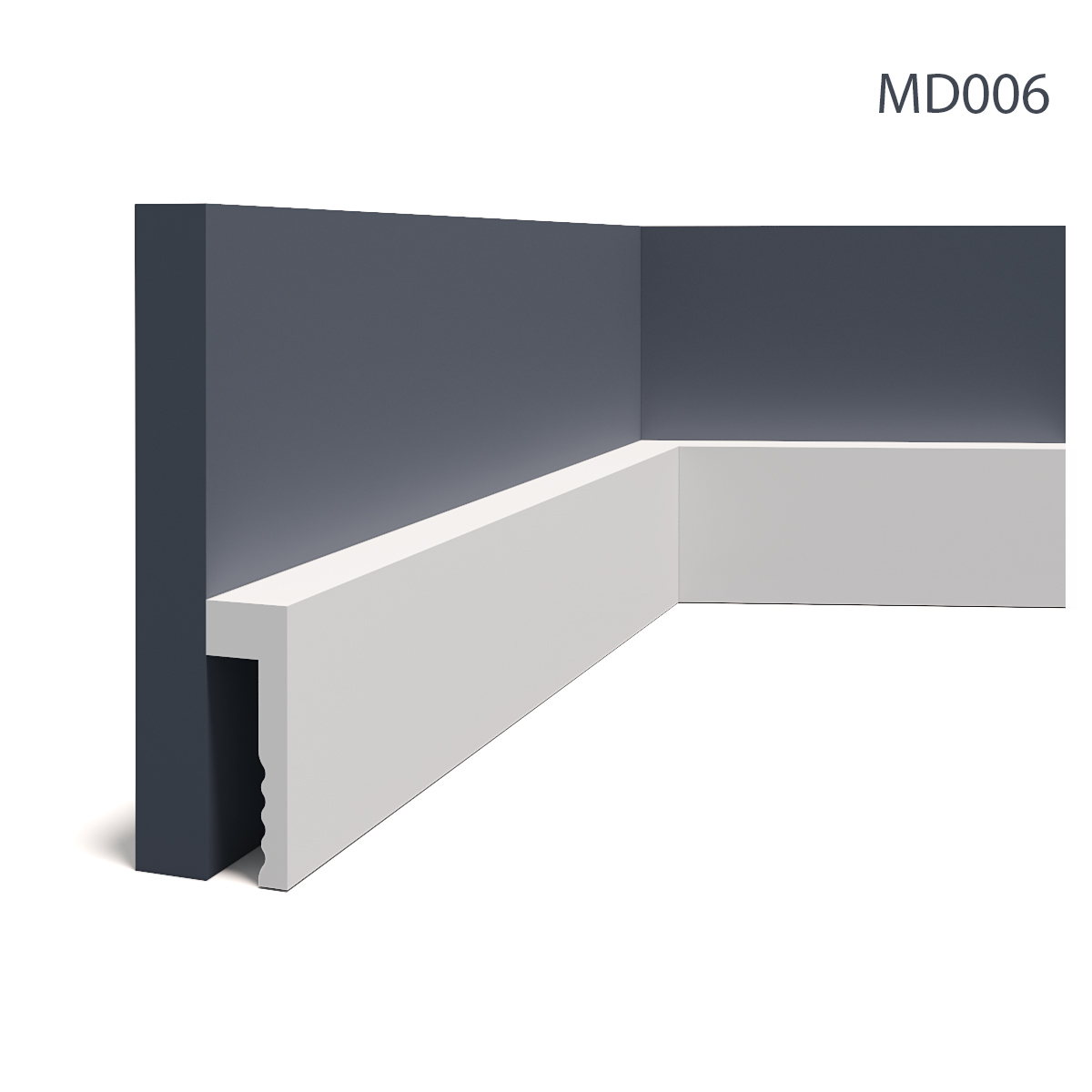 Plinta md006, 200 x 10.1 x 2.3 cm, mardom decor 